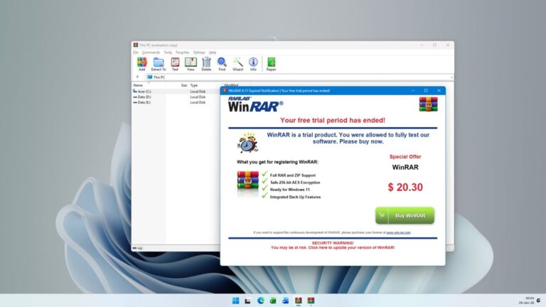 WinRAR exploit reportedly remains widely-used by China and Russia state actors despite patch — vulnerability allows malicious archives to deliver a hidden payload to Windows Startup folder